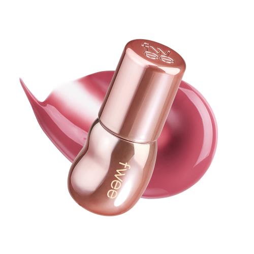 Long-lasting long-wear lip tint in 10 Heart PINK in 3.8g container with applicator wand on plain white background