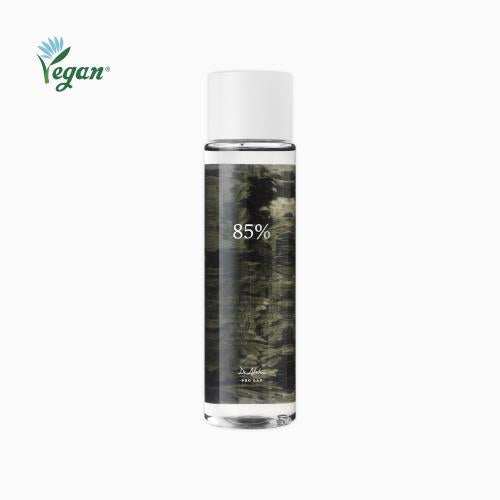 Hydrating skin essence in 30ml container with dropper bottle on plain white background