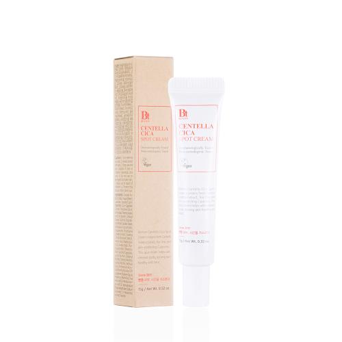 Plumping lip oil in 15ml container with dropper applicator on plain white background