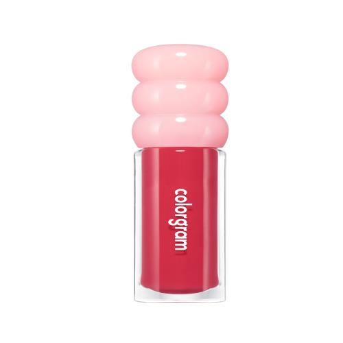 Long-lasting hydrating lip tint in 01 Berry Amazing with applicator wand on plain white background