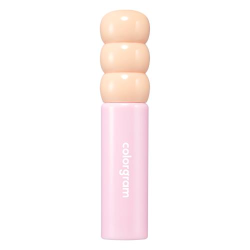 Long-lasting lip tint in 04 Sulking Watermelon with applicator wand on plain white background