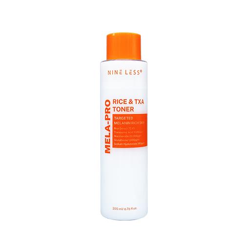 Toner in 250ml container in spray bottle on plain white background