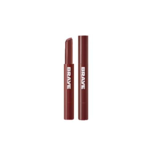 Long-lasting lip tint in 01 Affection with applicator wand on plain white background