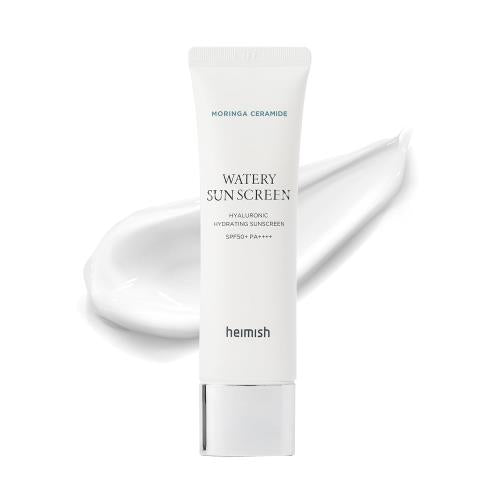 Full-coverage dewy foundation in 23 Honey in 15g container in pump bottle on plain white background