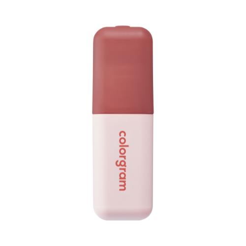 Gel eyeliner in 005 MUTE Brown in pump bottle on plain white background
