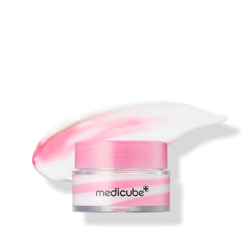 Facial cleansing pads in 140ml container in pump dispenser on plain white background