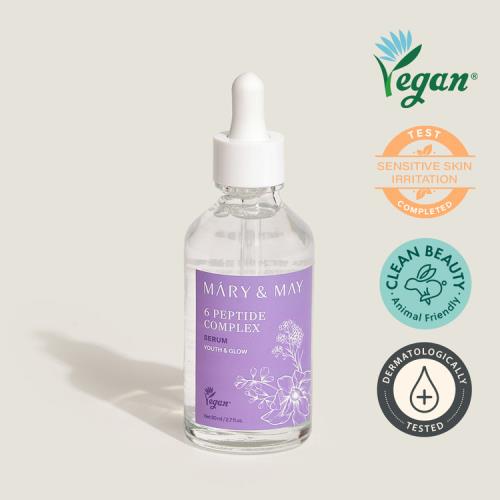 Gentle gel facial cleanser in 100ml container in pump dispenser on plain white background