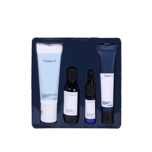 Concentrated brightening face serum in Vitamin GLOW in 35ml container with dropper bottle on plain white background