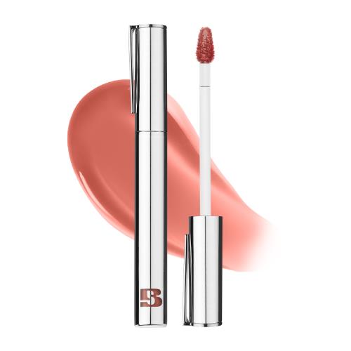Long-lasting lip tint in 09 Sober with applicator wand on plain white background