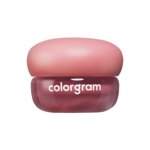 Lip balm in 5g container with applicator wand on plain white background