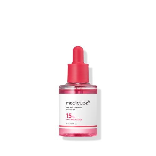 Full-coverage lightweight foundation in 05 Sand in pump bottle on plain white background