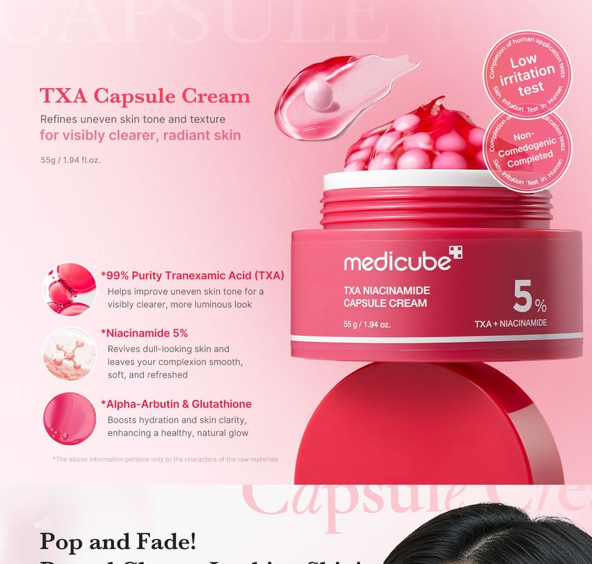 Clear plastic case holding the Mask Fit Red Cushion 21C Cool Ivory false eyelashes, featuring a delicate design and standard