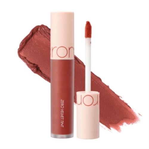 Long-lasting Korean lip tint in 37 Mellow PEAR in 3.5g container with applicator wand on plain white background