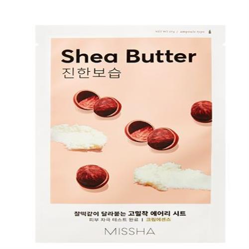 Revitalizing hydrating sheet mask in foil packet on plain white background