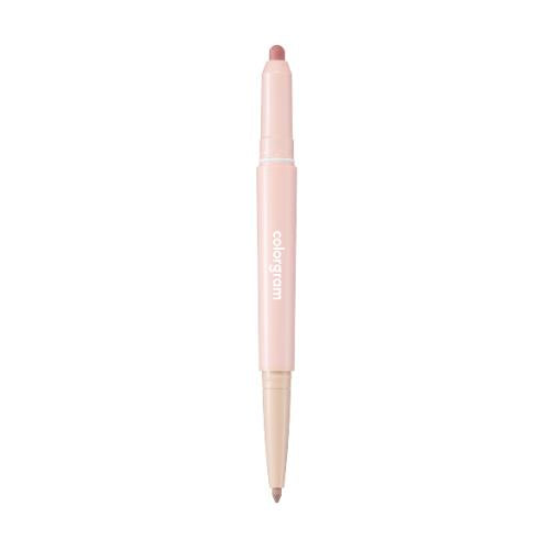 Long-lasting tinted lip oil in 3.7ml container with applicator wand on plain white background