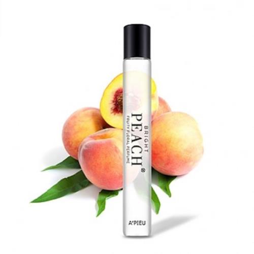 Roll-on perfume on plain white background