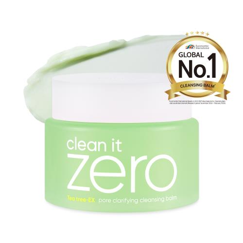 Clear glass bottle with a sleek design and a pump dispenser, featuring Biome Resetting Moringa Cleansing Oil 200ml.