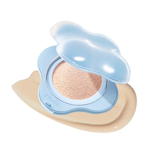 Elegant glass jar with a soft blue hue and silver lid, featuring Marine Care Eye Cream 30ml for revitalizing skin.