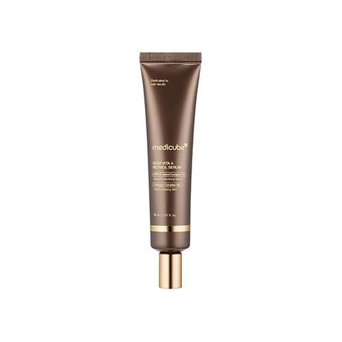 Frosted glass bottle with a silver pump, Spirulina PDRN Repair Serum 50ml, featuring a minimalist design for a modern look.