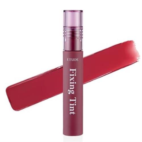 Sheer lip gloss in 5ml container with applicator wand on plain white background