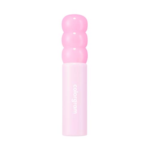 Long-lasting lip tint in 15 Satisfied FIG with applicator wand on plain white background