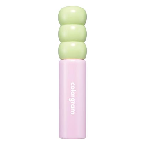 Long-lasting lip tint in 05 Vintage RED with applicator wand on plain white background