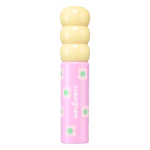 Long-lasting lip tint in 16 Romantic Coral with applicator wand on plain white background