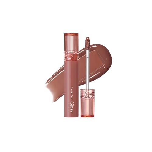 Long-lasting lip tint in 08 Current JAM with applicator wand on plain white background