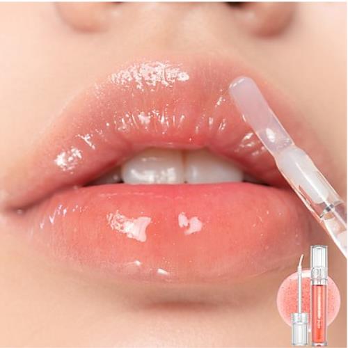 Long-lasting lip tint in 05 BIBI Candy with applicator wand on plain white background
