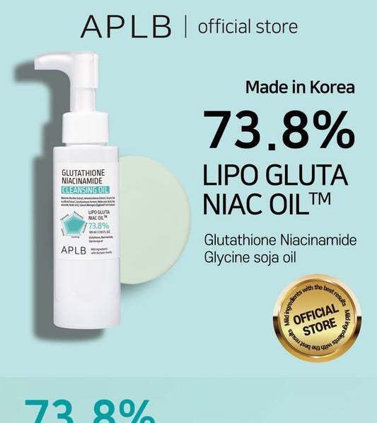 Gentle facial cleanser in 150ml container in pump dispenser on plain white background