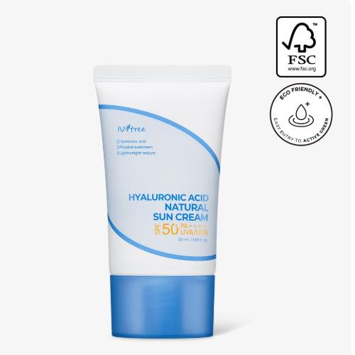 Broad-spectrum sunscreen in 30ml container in squeeze tube on plain white background