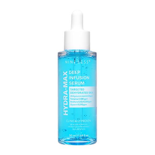 Concentrated hydrating serum in Deep in 2ml container with dropper bottle on plain white background
