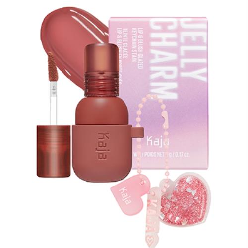 Compact case in sheer beige with a sleek red lid, showcasing MASK FIT RED Cushion 22 W foundation, 15g.
