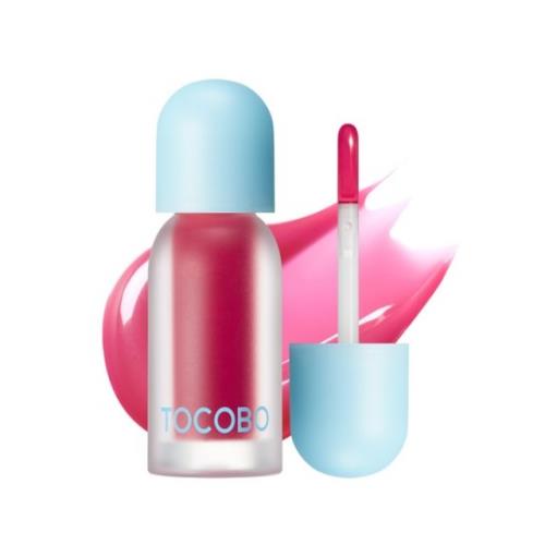 Nourishing lip oil in 4.5ml container with dropper applicator on plain white background