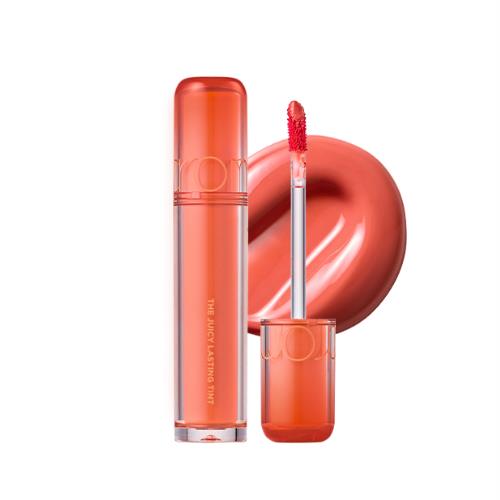 Long-lasting Korean lip tint in 19 Summer Scent with applicator wand on plain white background
