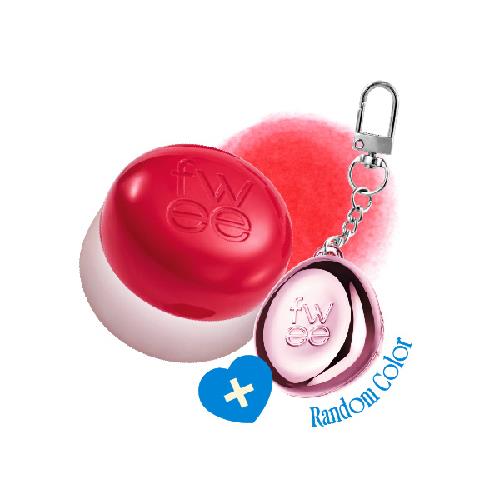 Lip & cheek stain in 02 Lyrics in 5g container with applicator wand on plain white background