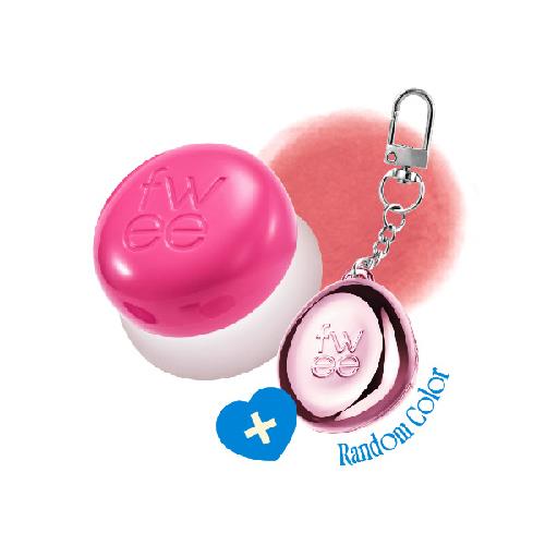 Clear plastic compact containing MASK FIT ALL Cover Cushion 51 N Fudge, showcasing a light brown cushion with a sponge