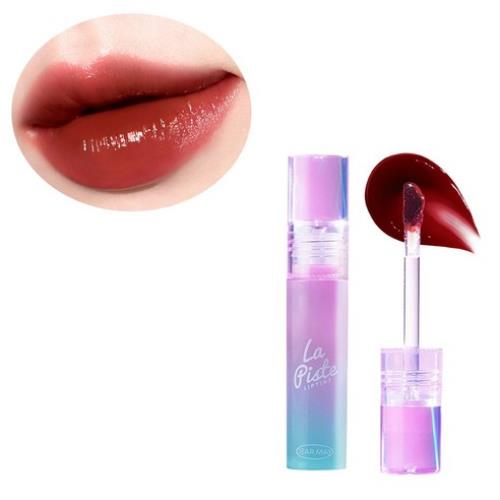 Long-lasting lip marker in 3.5g container with applicator wand on plain white background