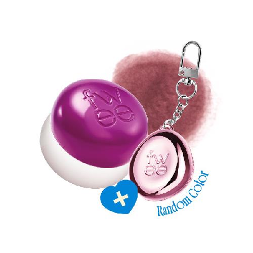 Round compact in a soft beige tone featuring the MASK FIT ALL Cover Cushion 33C Hazel label, with a smooth surface for easy