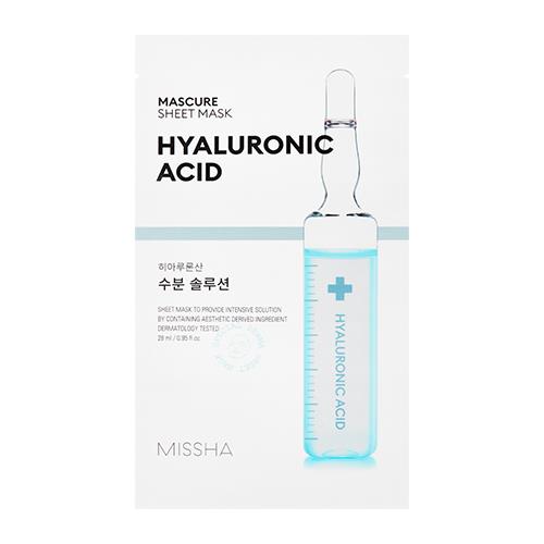 Revitalizing hydrating sheet mask in 1 Pc in foil packet on plain white background