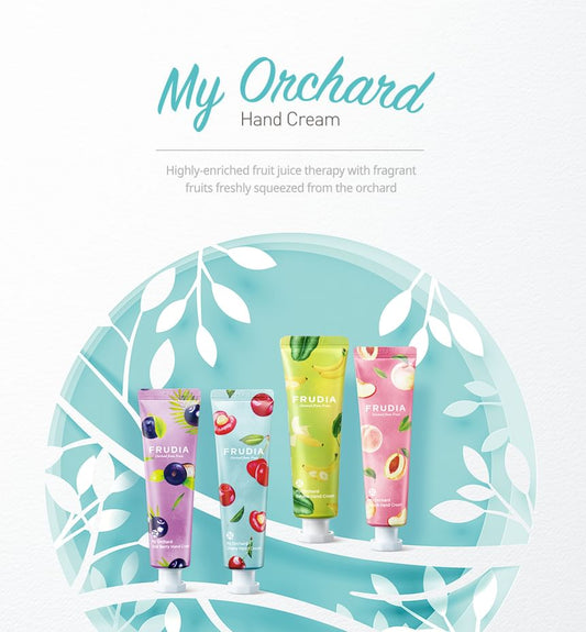 Moisturizing moisturizing hand cream in 50ml container in squeeze tube on plain white background