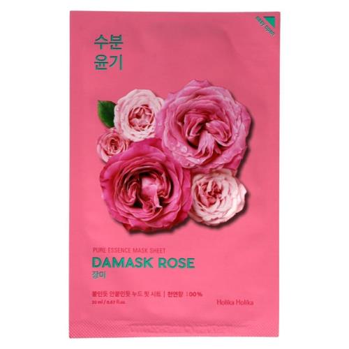 Revitalizing compressed skin care mask sheets in 20ml container in foil packet on plain white background