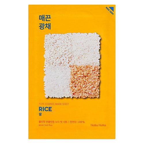 Revitalizing skin care masks & peels in Sheet RICE in 20ml container in jar container on plain white background