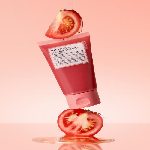 Three-piece Basic Moisture Skincare Set featuring a clear toner bottle with a pump, a frosted serum bottle with a dropper,