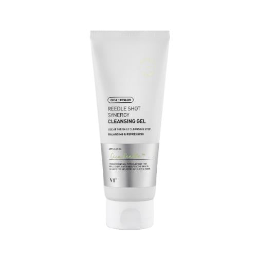Moisturizing Korean soothing face cream in 50ml container in squeeze tube on plain white background