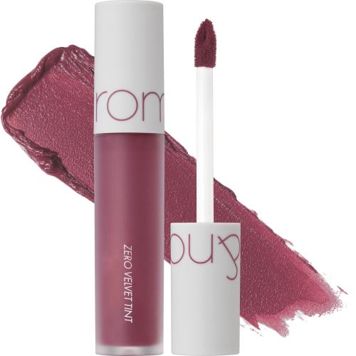 Long-lasting long-wear lip tint in 39 ODD Grape with applicator wand on plain white background