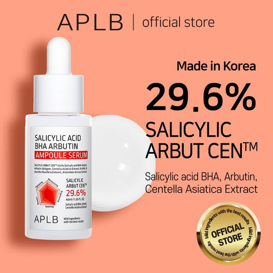 Moisturizing acne treatment cream in Acid BHA in 55ml container in squeeze tube on plain white background