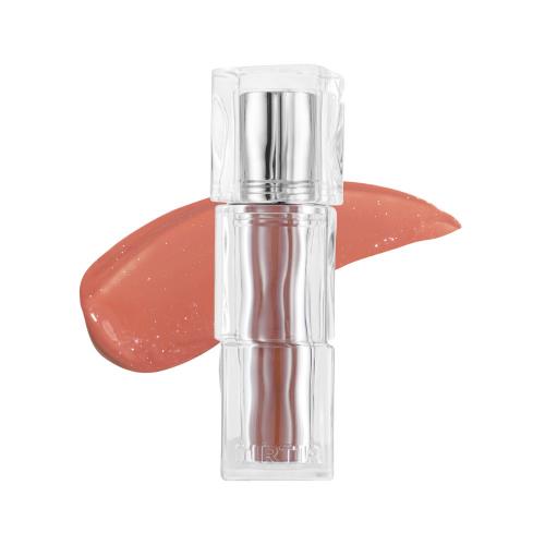 Hydrating lip balm in 03 SAND MOND in 15g container with applicator wand on plain white background