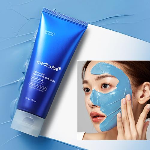 Cosmetic set on plain white background