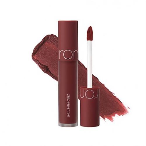 Long-lasting lip tint in 25 NERD PINK with applicator wand on plain white background